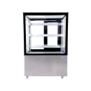 Omcan 36" Full Service Bakery Display Case w/ Straight Glass - (4) Levels, 110v (44382) thumbnail 2