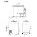 Omcan 45 4/5" Mobile Ice Cream Freezer w/ 1 Basket - White, 110v (45293) thumbnail 3
