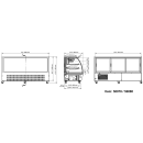 Omcan 82" Full Service Deli Case w/ Curved Glass - (3) Levels, 115v (50080) thumbnail 2