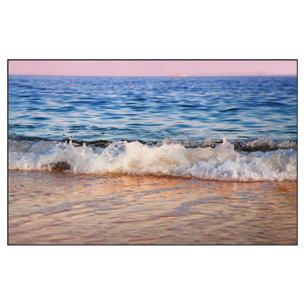 Accuform Signs LPM104X Disposable Work Mat w/ Adhesive Backing - 12 1/2" x 19 1/2", Plastic, Beach Waves