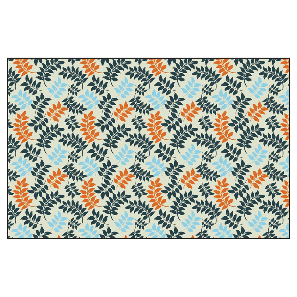 Accuform Signs LPM127X Disposable Work Mat w/ Adhesive Backing - 12 1/2" x 19 1/2", Plastic, Leaf Pattern