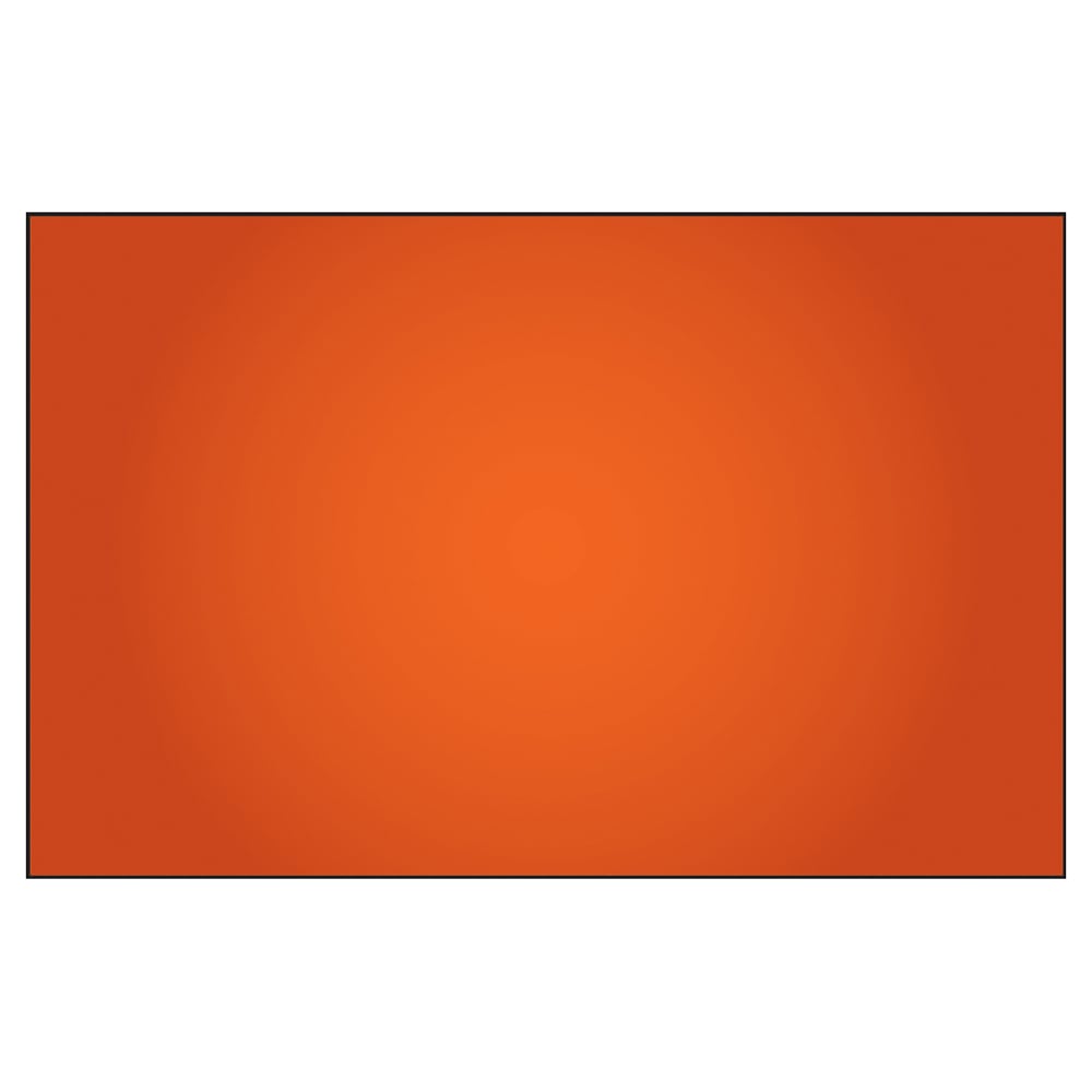 Accuform Signs LPM144X Disposable Work Mat w/ Adhesive Backing - 12 1/2" x 19 1/2", Plastic, Orange