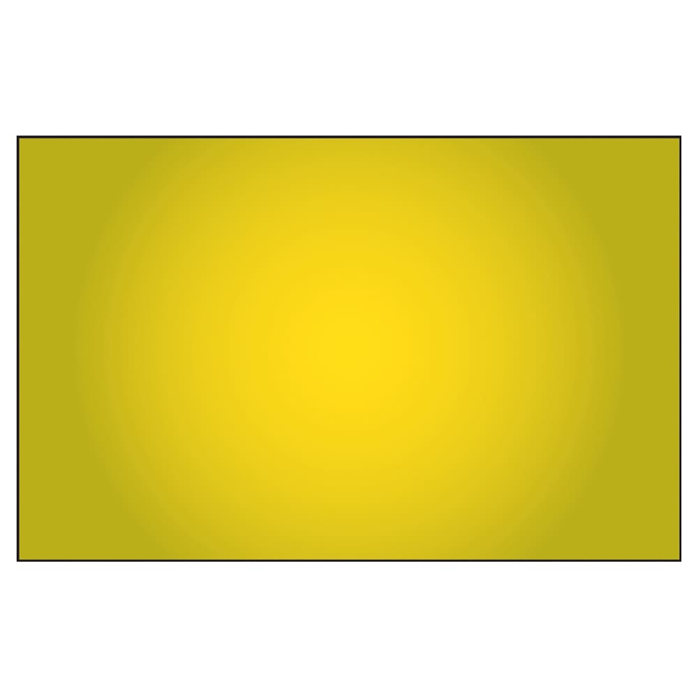 Accuform Signs LPM145X Disposable Work Mat w/ Adhesive Backing - 12 1/2" x 19 1/2", Plastic, Yellow