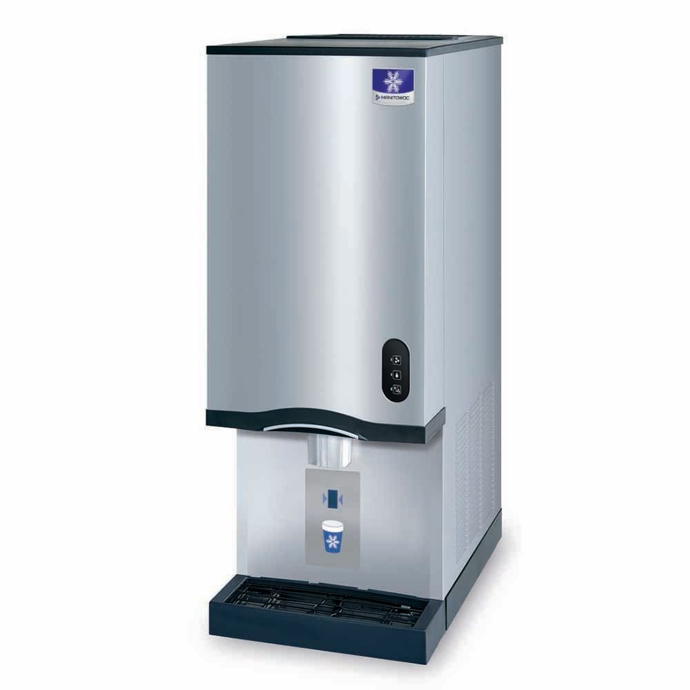 Manitowoc Ice CNF-0202A 315 lb Countertop Water & Nugget Ice Dispenser - 20 lb Storage, Cup Fill, 115v