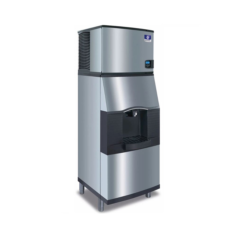 Manitowoc Ice IDT0300A/SPA312 305 lb Full Cube Ice Machine w/ Ice Dispenser - 180 lb Storage, Bucket Fill, 115v