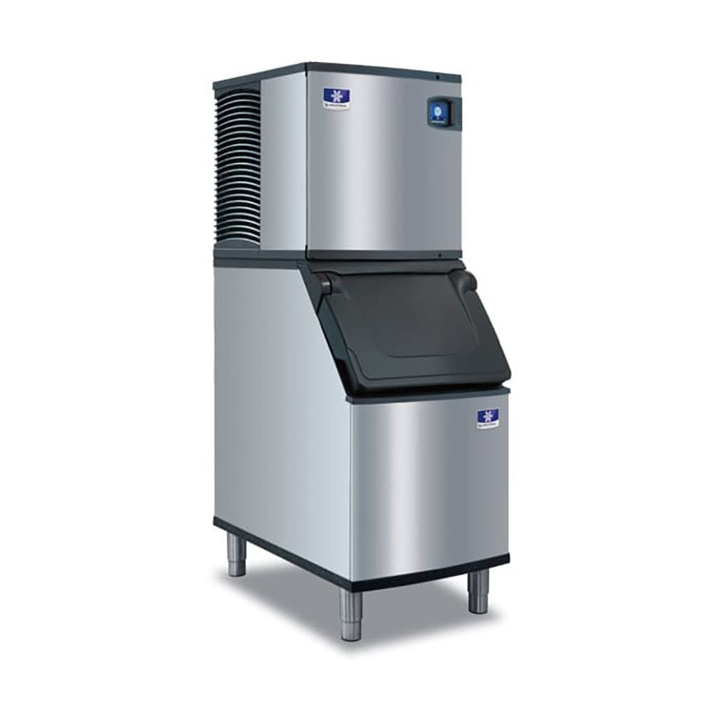 Manitowoc Ice IDT0420W/D420 454 lb Indigo NXT™ Full Cube Ice Machine w/ Bin - 383 lb Storage, Water Cooled, 115v