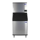 Manitowoc Ice IDT0450W/D570 430 lb Indigo NXT™ Full Cube Ice Machine w/ Bin - 532 lb Storage, Water Cooled, 115v thumbnail 2