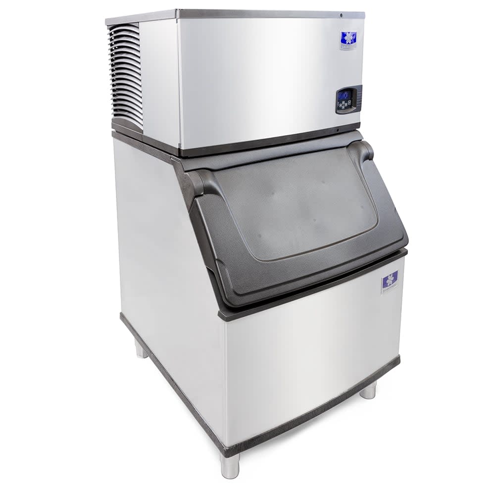 Manitowoc Ice IDT0500W/D570 500 lb Indigo NXT™ Full Cube Ice Machine w/ Bin - 532 lb Storage, Water Cooled, 115v