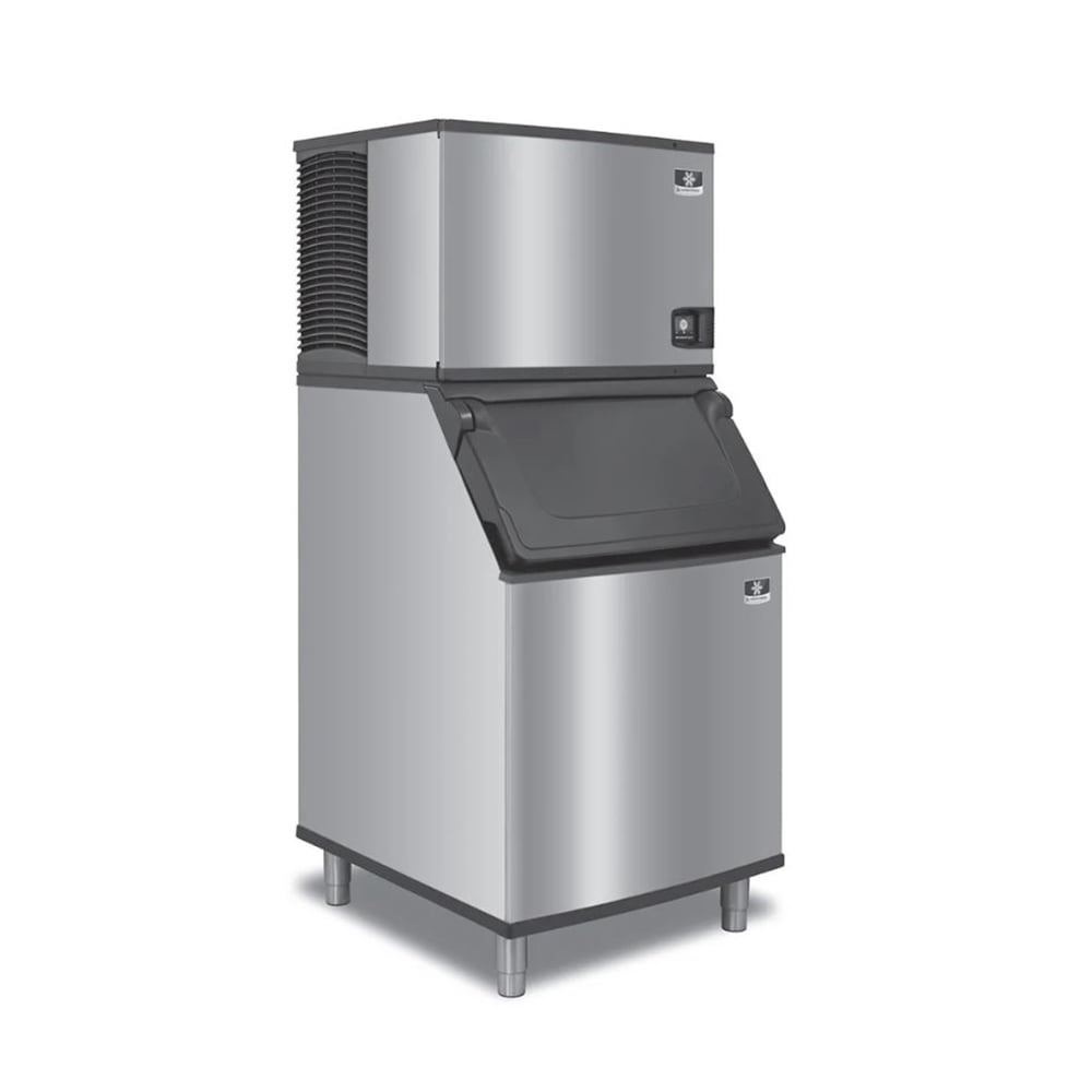 Manitowoc Ice IDT0750W/D570 703 lb Indigo NXT™ Full Cube Ice Machine w/ Bin - 532 lb Storage, Water Cooled, 208-230v