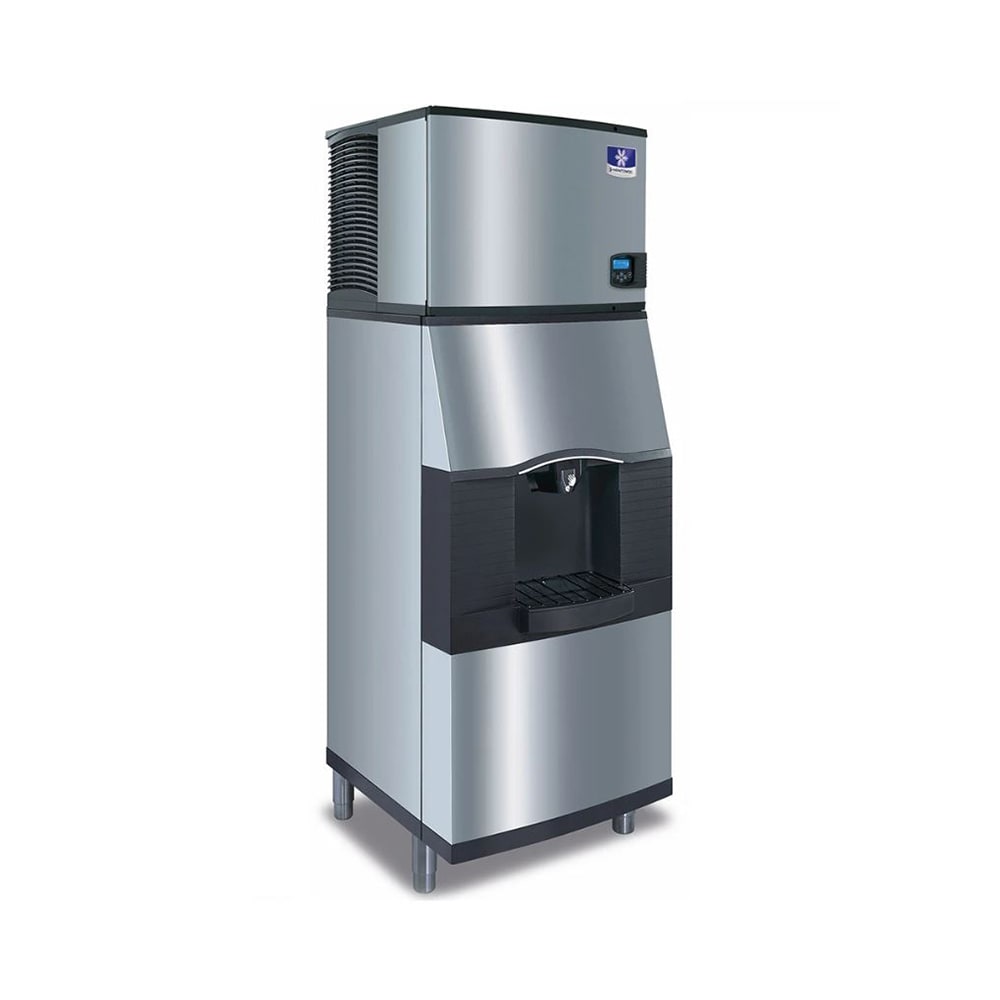 Manitowoc Ice IDT0750W/SPA312 703 lb Full Cube Ice Machine w/ Ice Dispenser - 180 lb Storage, Bucket Fill, 208-230v/1ph