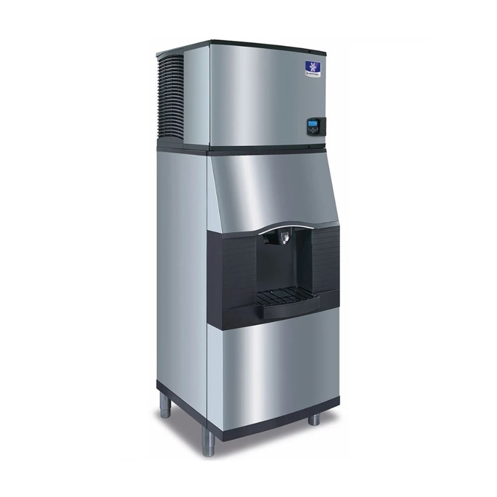 Manitowoc Ice IDT0900W/SPA312 780 lb Full Cube Ice Machine w/ Ice Dispenser - 180 lb Storage, Bucket Fill, 208-230v/1ph