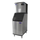 Manitowoc Ice IYT0420A/D420 460 lb Indigo NXT™ Half Cube Ice Machine w/ Bin - 383 lb Storage, Air Cooled, 115v thumbnail 4