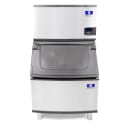 Manitowoc Ice IYT0450W/D400 470 lb Indigo NXT™ Half Cube Ice Machine w/ Bin - 365 lb Storage, Water Cooled, 115v thumbnail 3
