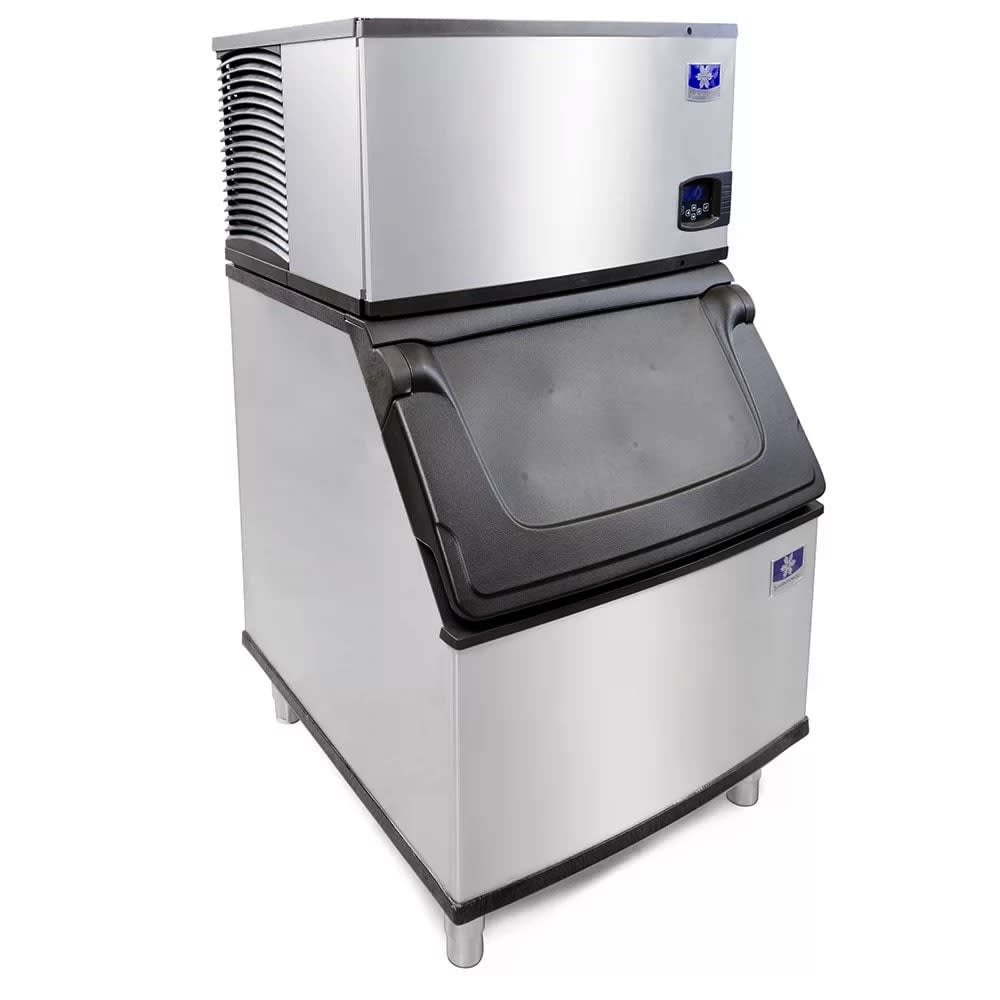 Manitowoc Ice IYT0500W/D400 535 lb Indigo NXT™ Half Cube Ice Machine w/ Bin - 365 lb Storage, Water Cooled, 115v