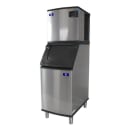 Manitowoc Ice IYT0620W/D320 560 lb Indigo NXT™ Half Cube Ice Machine w/ Bin - 264 lb Storage, Water Cooled, 115v thumbnail 4