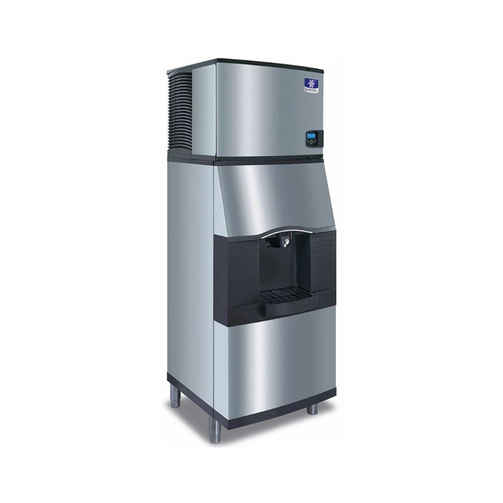 Manitowoc Ice IYT0900A/SPA312 865 lb Half Cube Ice Machine w/ Ice Dispenser - 180 lb Storage, Bucket Fill, 208-230v/1ph