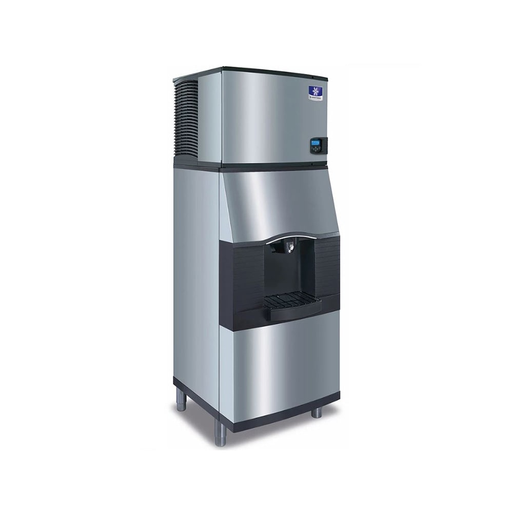 Manitowoc Ice IYT0900W/SFA292 785 lb Indigo NXT™ Half Cube Ice Machine w/ Dispenser - 180 lb Storage, Bucket Fill, 208-230v/1ph
