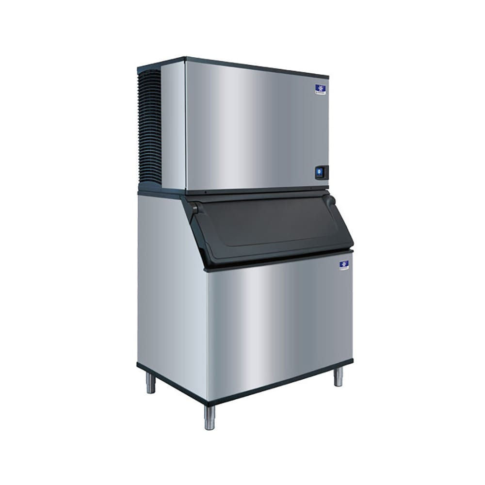 Manitowoc Ice IYT1500W/D970 1590 lb Indigo NXT™ Half Cube Ice Machine w/ Bin - 882 lb Storage, Water Cooled, 208-230v