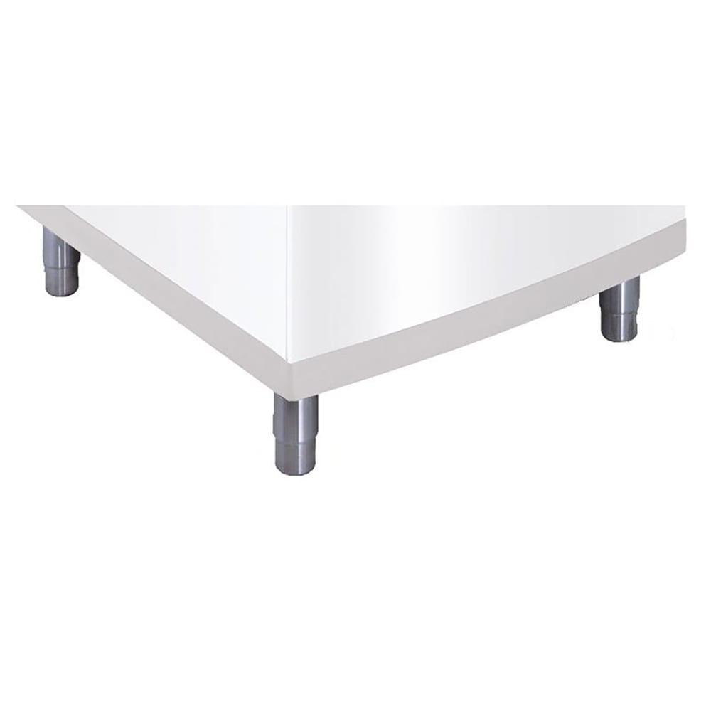 Manitowoc Ice K00138 (4) Adjustable Caster Legs, 7 2/3"- 8 2/3", Stainless