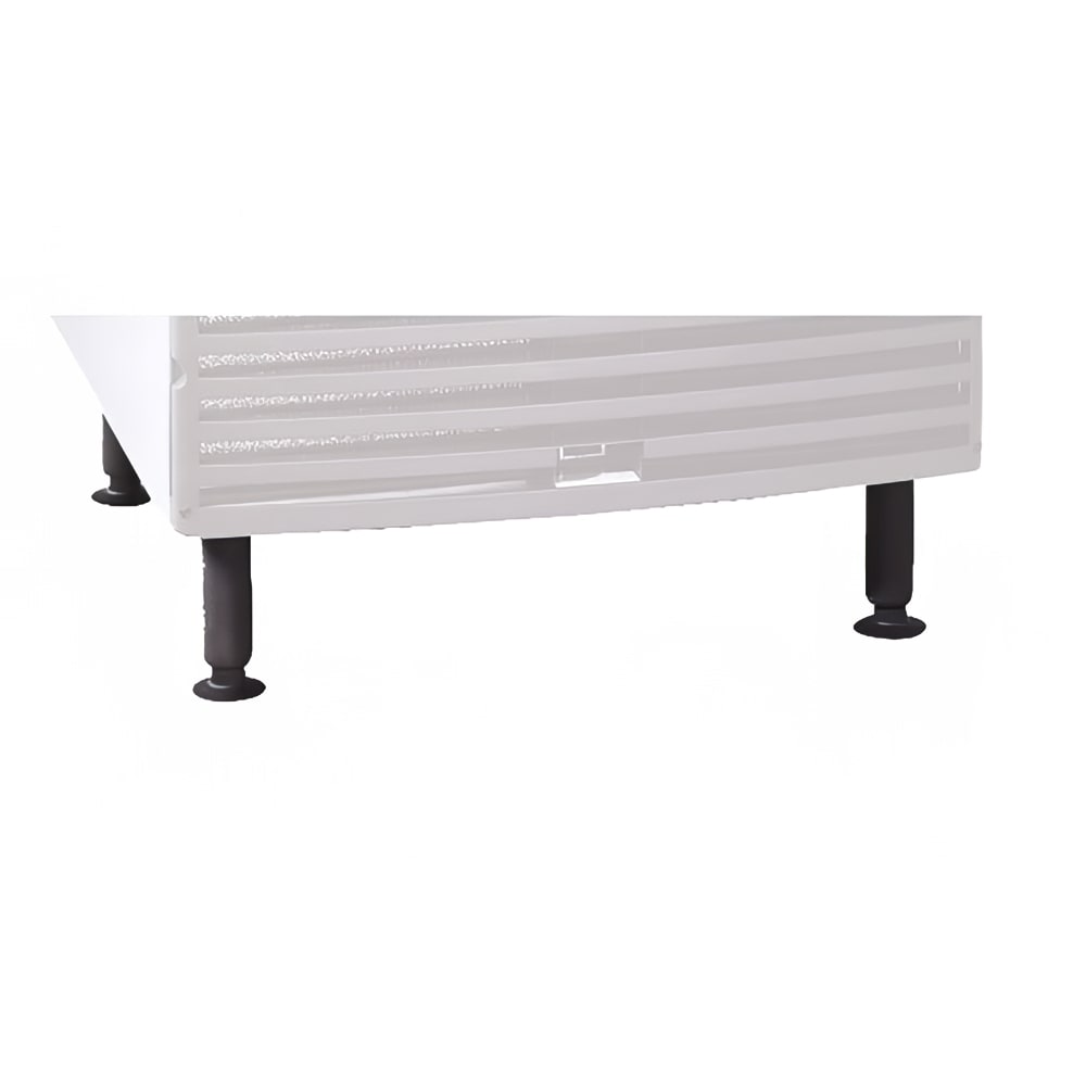 Manitowoc Ice K00145 6" Adjustable Legs (4), Secured Flange Foot, Stainless