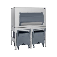 Manitowoc Ice LBCS1360 Ice Bin Cart System w/ 772 lb Capacity - (2) Carts & (6) Totes, 60" W x 36" D x 71" H thumbnail 2