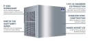 Manitowoc Ice RNF2000C 30" QuietQube® Nugget Ice Machine Head - 1915 lb/24 hr, Remote Cooled, 208-230v/1ph thumbnail 3