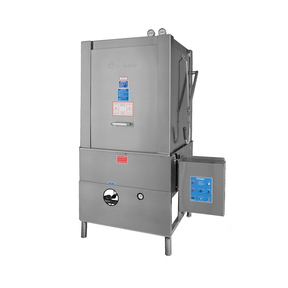 Insinger CA-3 Low Temp Door Type Dishwasher w/ 25 Racks/hr Capacity, 208v/3ph