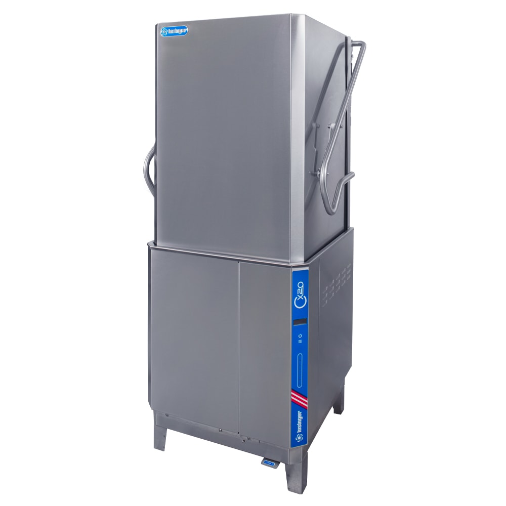 Insinger CX20H Premier High Temp Door Type Dishwasher w/ 60 Racks/hr Capacity, Built-in Booster, 208v/3ph