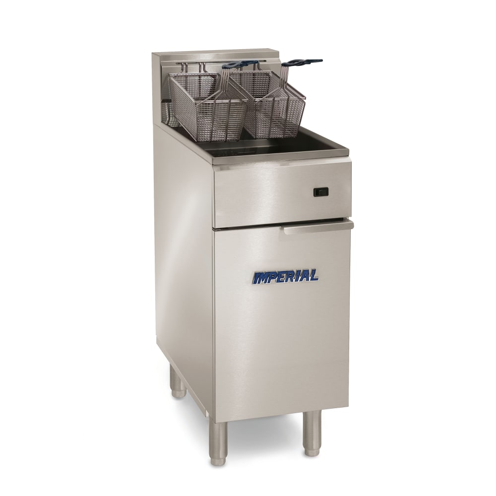Imperial IFS-50-E Electric Fryer - (1) 50 lb Vat, Floor Model, 208v/3ph