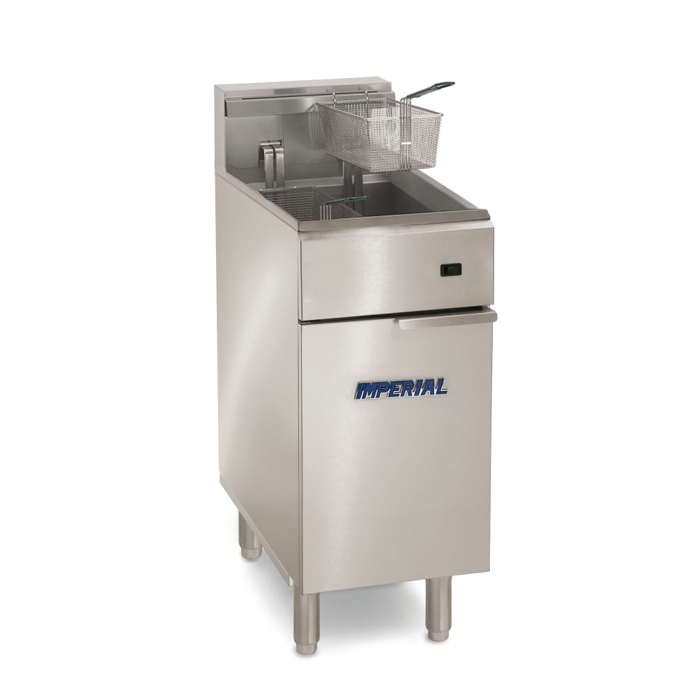 Imperial IFS-50-EU Electric Fryer - (1) 50 lb Vat, Floor Model, 208v/3ph