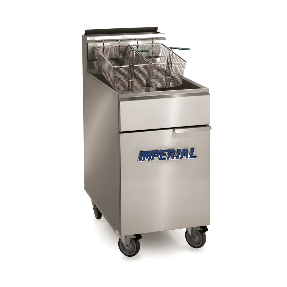 Imperial IFS-75-OP Gas Fryer - (1) 75 lb Vat, Floor Model, Liquid Propane