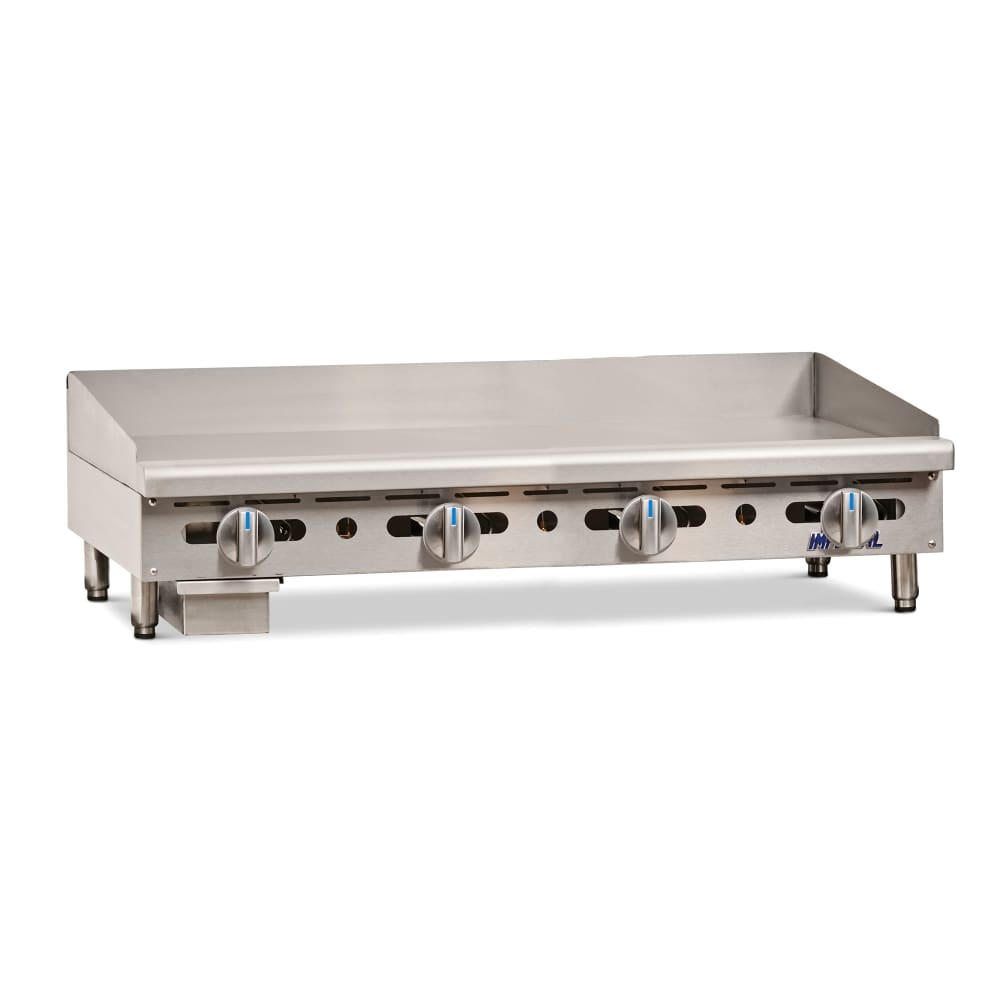 Imperial IMGA-4828-1 48" Gas Griddle w/ Manual Controls - 1" Steel Plate, Natural Gas