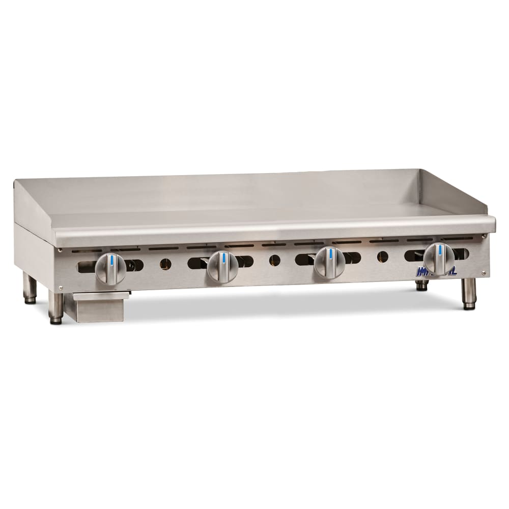 Imperial IMGA-4828 48" Gas Griddle w/ Manual Controls - 3/4" Steel Plate, Liquid Propane