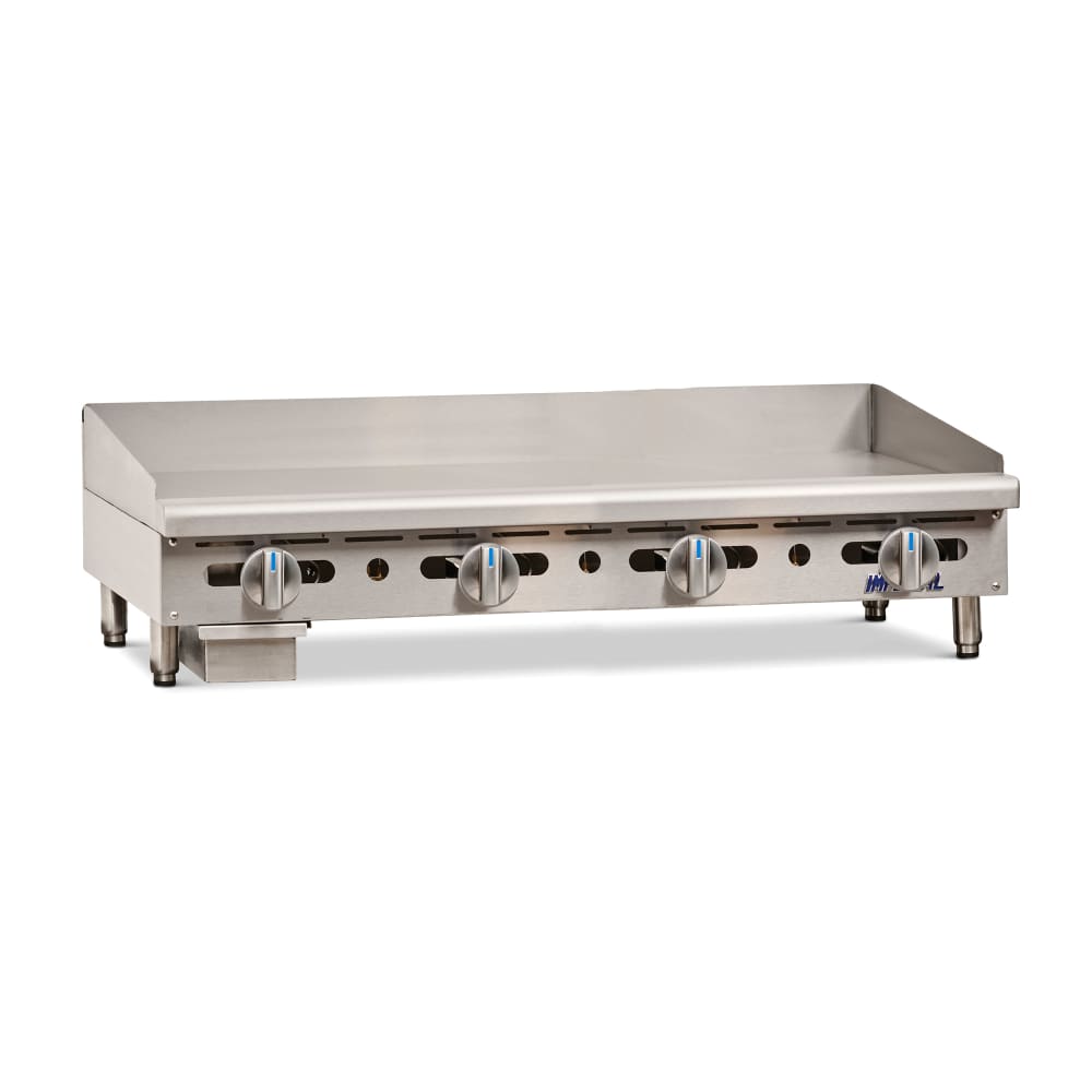 Imperial IMGA-4828 48" Gas Griddle w/ Manual Controls - 3/4" Steel Plate, Natural Gas