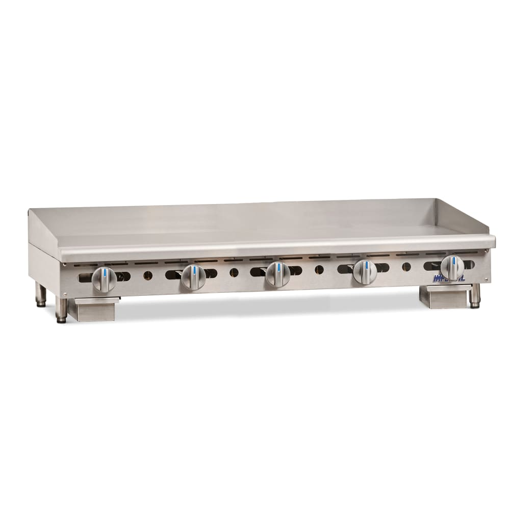 Imperial IMGA-6028 1 60" Gas Griddle w/ Manual Controls - 1" Steel Plate, Liquid Propane