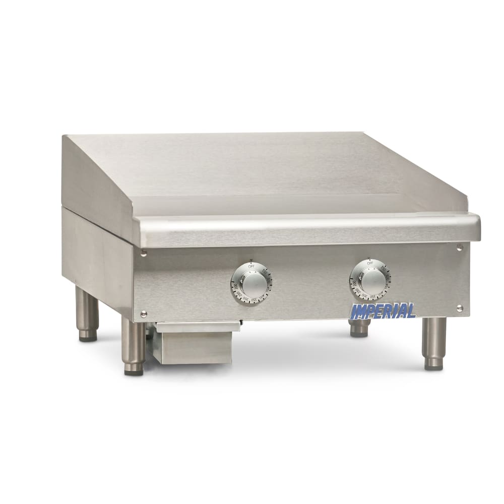 Imperial ITG-24-E 24" Electric Griddle w/ Thermostatic Controls - 1/2" Steel Plate, 208v/3ph