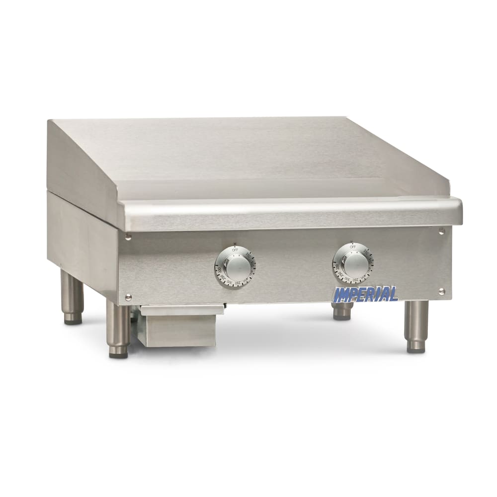 Imperial ITG-24-E 24" Electric Griddle w/ Thermostatic Controls - 1/2" Steel Plate, 240v/3ph