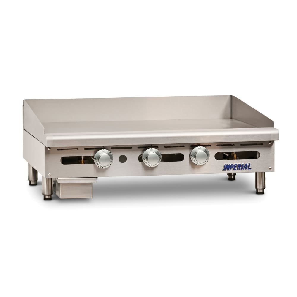 Imperial ITG-36 36" Gas Griddle w/ Thermostatic Controls - 1" Steel Plate, Liquid Propane