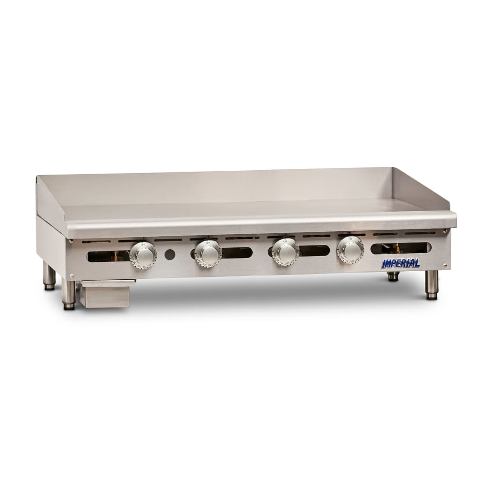 Imperial ITG-48 48" Gas Griddle w/ Thermostatic Controls - 1" Steel Plate, Natural Gas