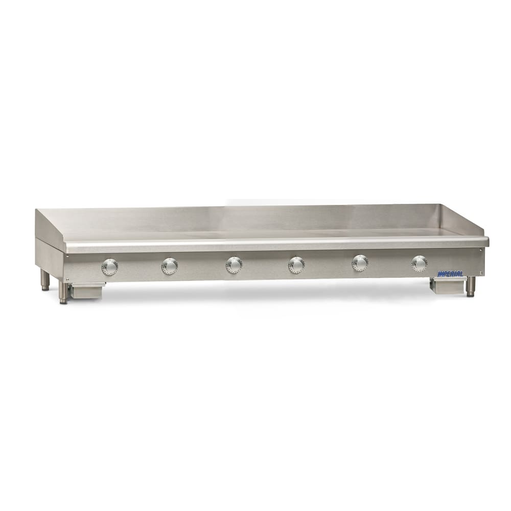 Imperial ITG-72-E 72" Electric Griddle w/ Thermostatic Controls - 1/2" Steel Plate, 208v/3ph