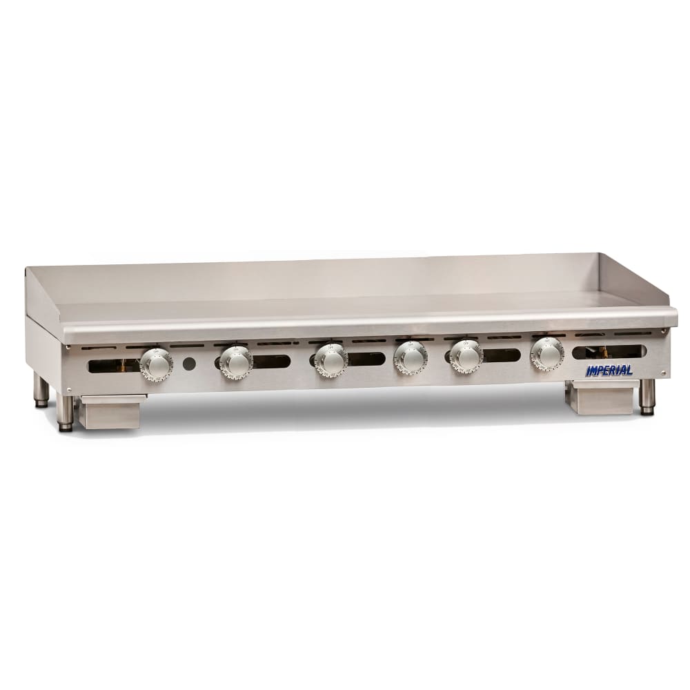 Imperial ITG-72 72" Gas Griddle w/ Thermostatic Controls - 1" Steel Plate, Liquid Propane