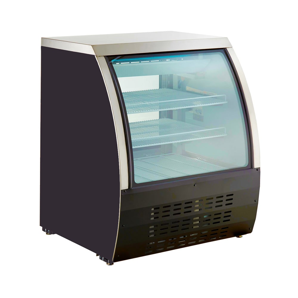 U-Star USDC-36 36" Full Service Deli Case w/ Curved Glass - (3) Levels, 115v