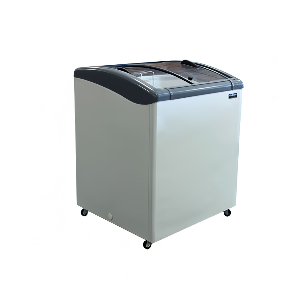 Ojeda 28 1/5" Mobile Chest Freezer w/ (2) Baskets - White, 120v (NBH-28)