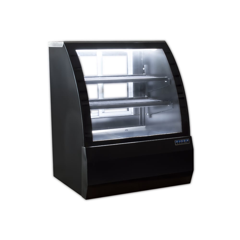 Ojeda 37 3/10" Full Service Deli Case w/ Curved Glass - (3) Levels, 120v (RDCH-3)
