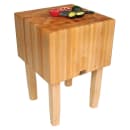 John Boos AA02 16" Maple Top Butcher Block Work Table - 24"L x 24"D thumbnail 2