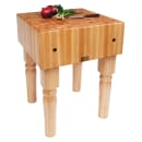 John Boos AB05 10" Maple Top Butcher Block Work Table - 24"L x 24"D thumbnail 2