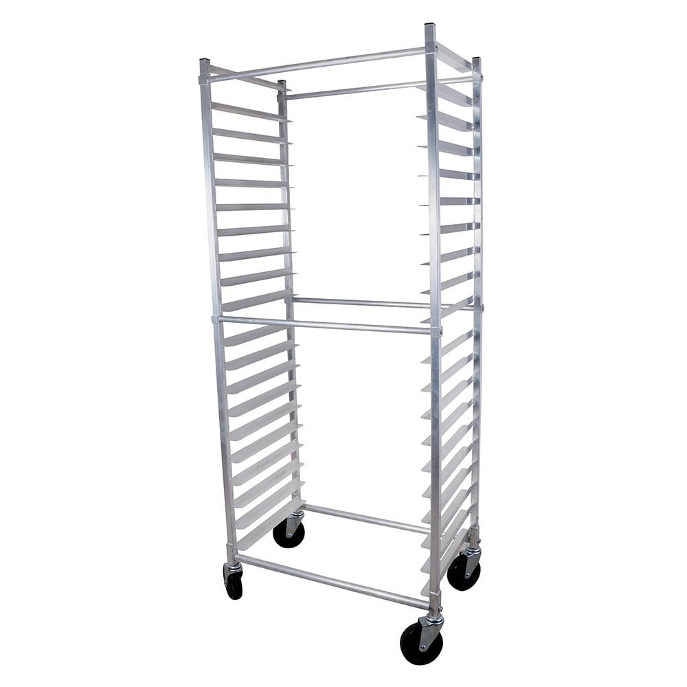 John Boos ABPR-1820-3KDS 28 1/2"W 20 Sheet Pan Rack w/ 3" Bottom Load Slides