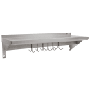 John Boos BHS1624PR Solid Wall Mounted Shelf, 24"W x 16"D, Stainless thumbnail 2