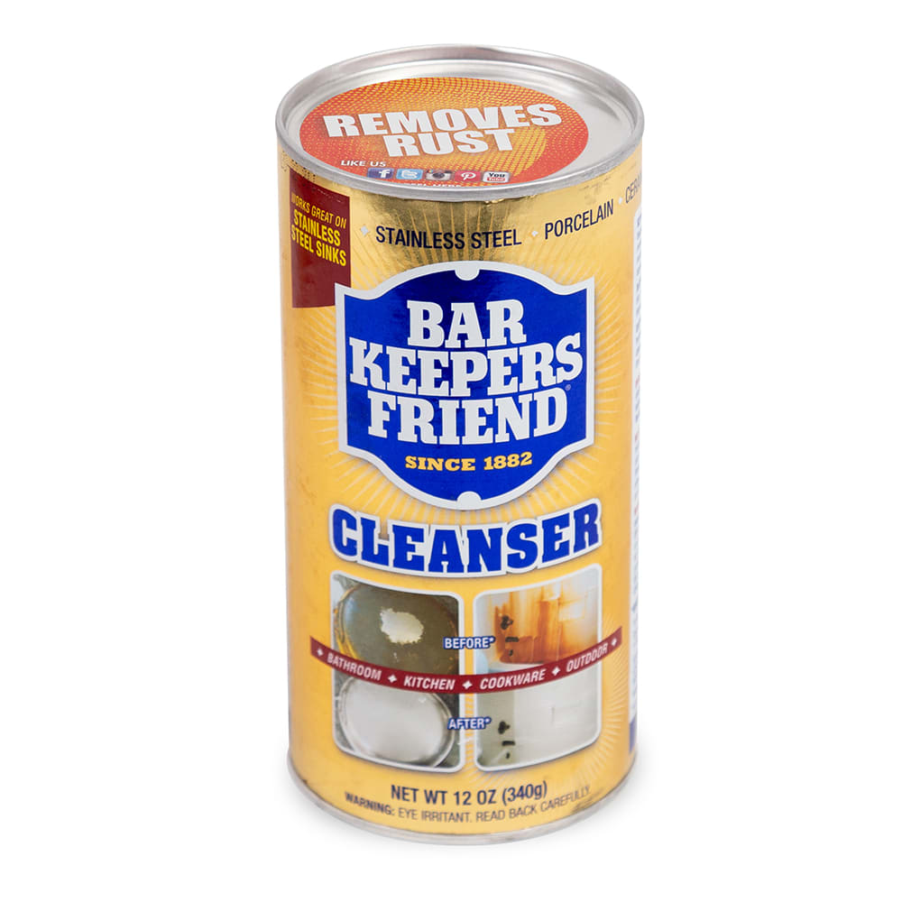 John Boos BKF-P12 12 oz Bar Keepers Friend® Stainless Steel Cleaner