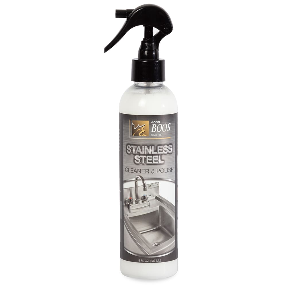 John Boos BSC-X 8 oz Boos Stainless Steel Cleaner, Lavender Scent